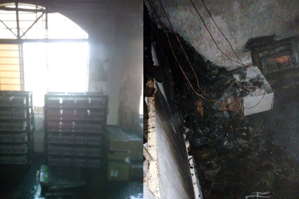 বরিশাল বিশ্ববিদ্যালয়ের সার্ভার রুমে আগুন

