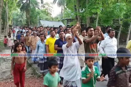 পুনরায় নির্বাচনের দাবিতে গোসাইরহাটে বিক্ষোভ মিছিল