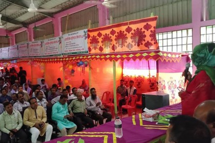 নাটরে বিজ্ঞান শিক্ষার্থীদের প্রযুক্তি নিয়ে বিজ্ঞান মেলার উদ্বোধন