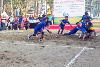 কাবাডিতে চ্যাম্পিয়ন বান্দরবান জেলা