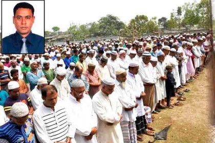 বাবার পাশে সমাহিত হলেন বনানীর অগ্নিকাণ্ডে নিহত মামুন