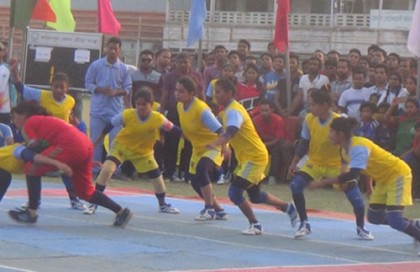 ফরিদপুরে মহিলা কাবাডির চূড়ান্ত পর্ব শুরু