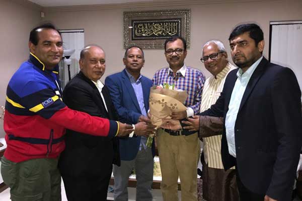 স্বেচ্ছাসেবকলীগ সভাপতিকে অস্ট্রেলিয়ায় সংবর্ধনা  