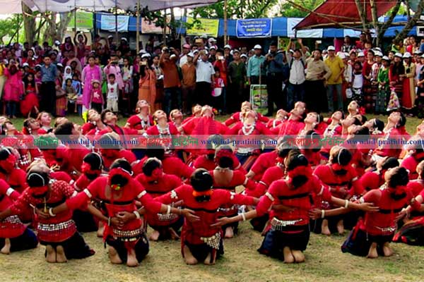 পাহাড়ে বৈসাবি উৎসব শুরু