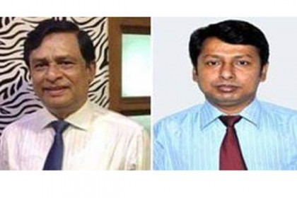 সাহেব আলী একাডেমি এলামনাইয়ের সভাপতি আলাউদ্দিন, সম্পাদক মিন্টু