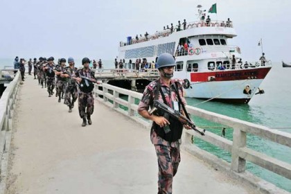 ২২ বছর পর সেন্টমার্টিনে বিজিবি মোতায়েন 