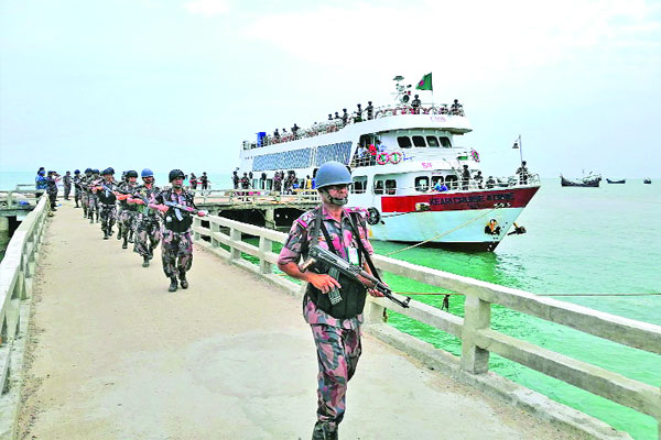 সেন্টমার্টিন দ্বীপে ফের বিজিবি মোতায়েন
