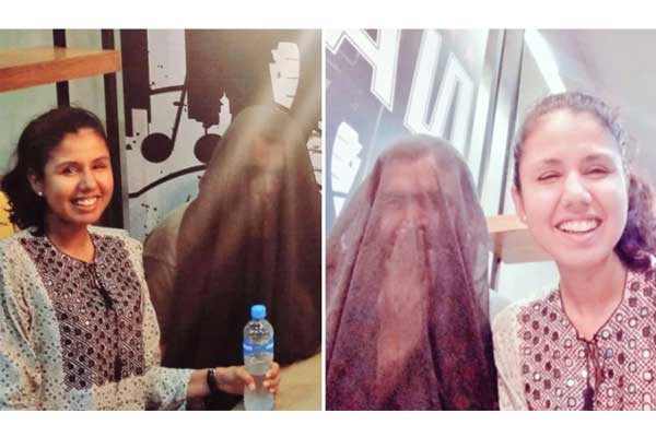 স্বামীকে বোরকা পরিয়ে রেস্টুরেন্টে নিয়ে গেলেন পাকিস্তানি তরুণী