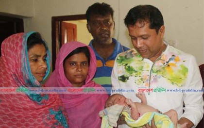 বোয়ালমারীতে বাগান থেকে নবজাতক উদ্ধার