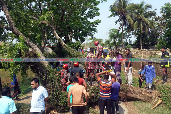 বিশ্বনাথে কালবৈশাখী ঝড়ে লণ্ডভণ্ড বাড়ি-ঘর
