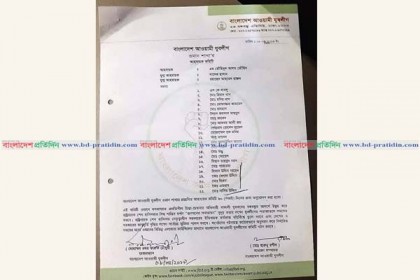 ওমান যুবলীগের আহ্বায়ক কমিটি গঠন