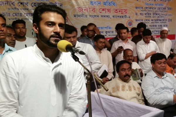 বাগেরহাটের মানুষকে শিক্ষিত-দক্ষ হিসেবে পরিচিত হতে হবে: শেখ তন্ময়

