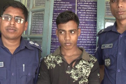 নেত্রকোনায় মাদ্রাসাছাত্রীকে উত্যক্ত ও মারধর, বখাটে আটক 