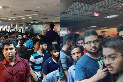 স্টার সিনেপ্লেক্সে দীর্ঘ লাইন, ২ দিনের টিকিট শেষ অ্যাভেঞ্জার্সের