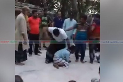 ধামরাইয়ে কুপ্রস্তাবের অপবাদে মা-ছেলেকে নির্মম নির্যাতন