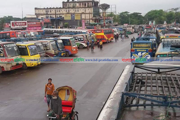 সিলেটে চলছে পরিবহন ধর্মঘট, দুর্ভোগ চরমে