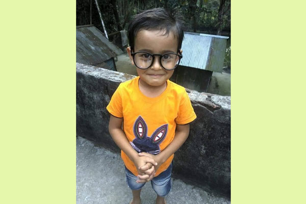 রায়পুরে পানিতে ডুবে ৫ বছরের শিশুর মৃত্যু