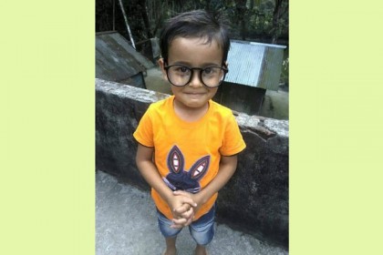 রায়পুরে পানিতে ডুবে ৫ বছরের শিশুর মৃত্যু
