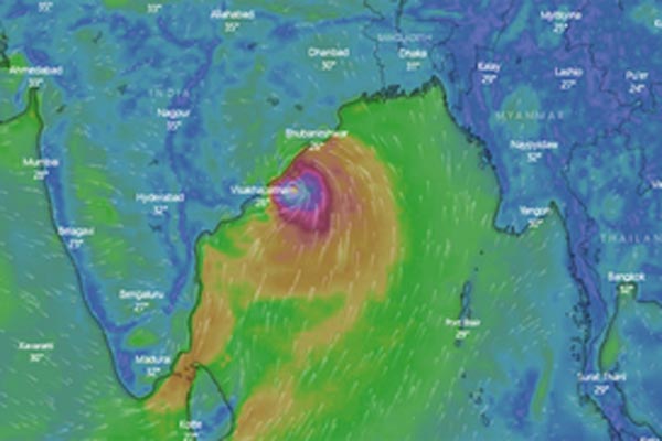 ফণীর বর্তমান অবস্থান দেখুন সরাসরি