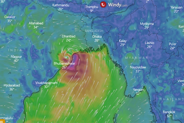 ধীরে ধীরে শক্তি কমছে ঘূর্ণিঝড় ফণীর