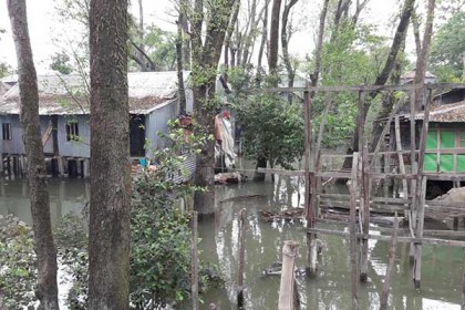 ফণীর প্রভাবে বেড়িবাঁধ ভেঙে পটুয়াখালীতে ২৫ গ্রাম প্লাবিত