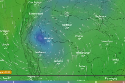 ফণীর প্রভাবে নেত্রকোনায় ঝড়-বৃষ্টি অব্যাহত 