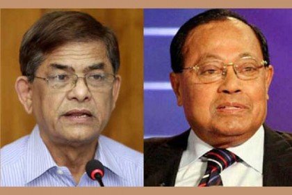 হাসপাতালে মওদুদের পাশে মির্জা ফখরুল
