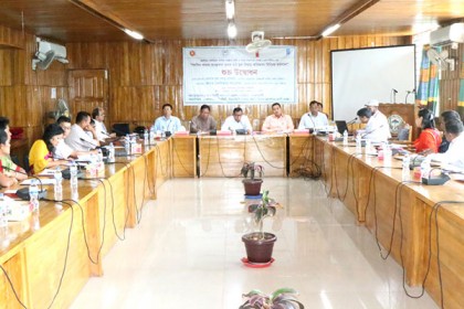 রাঙামাটিতে সমন্বিত খামার ব্যবস্থাপনা কর্মশালা 