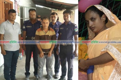 বাগেরহাটে স্ত্রী হত্যাকারী ঘাতক স্বামী গ্রেফতার