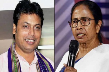 মমতার মাথাব্যাথা কমাবে 'মোদি ট্যাবলেট', কটাক্ষ বিপ্লব দেবের