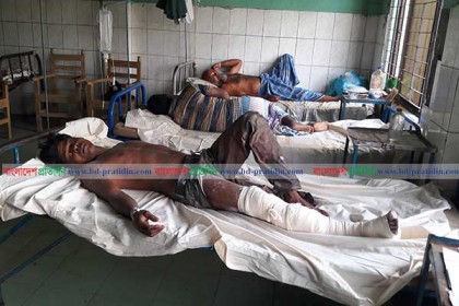 শরীয়তপুরে ডাকাত সন্দেহে তিনজনকে গণপিটুনি