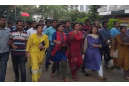 ছাত্রলীগের কমিটিতে পদ বঞ্চিতদের বিক্ষোভ, হামলার অভিযোগ