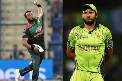 আফ্রিদিকে পেছনে ফেলে নতুন রেকর্ড সাকিবের!