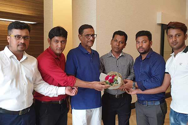 ওবায়দুল কাদেরকে সিঙ্গাপুর আওয়ামী লীগের বিদায়ী শুভেচ্ছা 