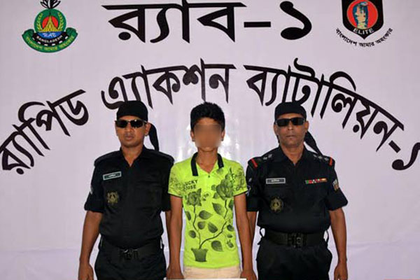 টঙ্গীতে শিশু ধর্ষণের চেষ্টাকারী কিশোর র‌্যাবের হাতে আটক