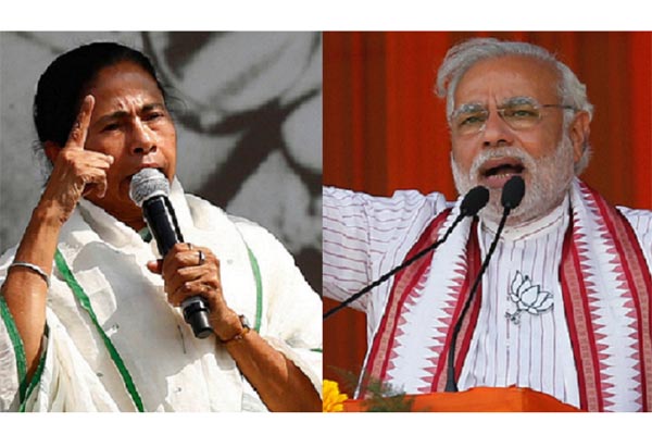 নির্বাচনী প্রচারণার শেষ দিনে মোদি-মমতার বাগযুদ্ধ