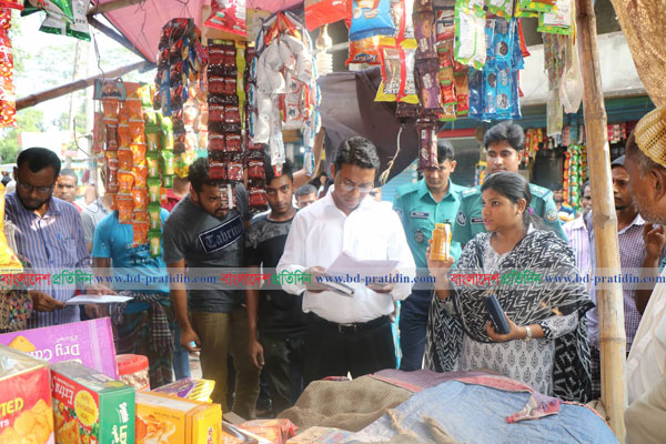 হাইকোর্ট নির্দের্শিত মানহীন পণ্য প্রত্যাহারে বরিশালে অভিযান