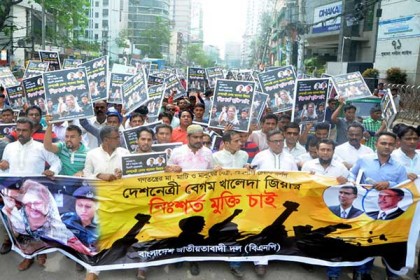 রাজধানীতে বিএনপির ঝটিকা মিছিল