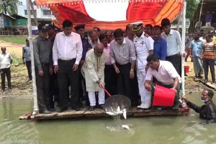 রাঙামাটির কাপ্তাই হ্রদে মাছের প্রজনন বৃদ্ধির নানা পরিকল্পনা গ্রহণ