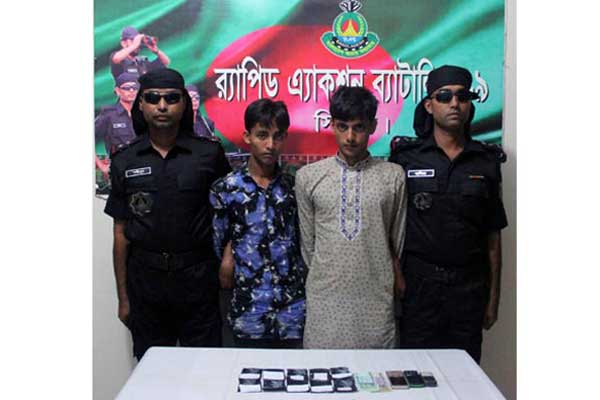 সিলেটে বিপুল পরিমাণ ইয়াবাসহ দুই মাদক ব্যবসায়ী আটক