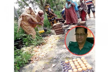 হাইওয়ে পুলিশের ডিম ভাঙার ঘটনার তদন্ত শেষ, ওসিকে প্রত্যাহার