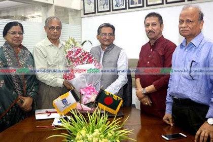ইউজিসি চেয়ারম্যান হিসেবে ড. কাজী শহীদুল্লাহ’র যোগদান
