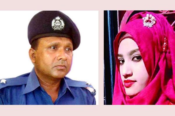 নুসরাত হত্যা: ওসি মোয়াজ্জেমের বিরুদ্ধে গ্রেফতারি পরোয়ানা জারি