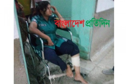 ‘হঠাৎ বিকট শব্দ, এরপর দেখি রক্ত ঝরছে’