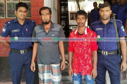 মোরেলগঞ্জে গাঁজা ও ইয়াবাসহ আটক ২