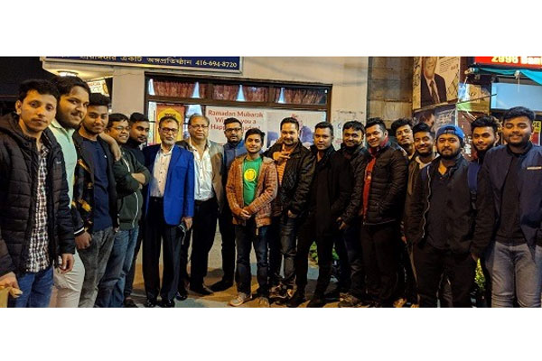 ছাত্রলীগের কানাডা শাখার যৌথসভা অনুষ্ঠিত
