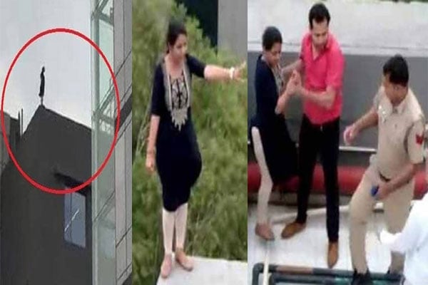 চাকরি ফিরে পেতে ছাদে উঠে যে কাণ্ড ঘটালেন তরুণী!