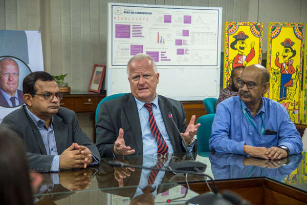 জার্মান রাষ্ট্রদূতের আইইউবি পরিদর্শন