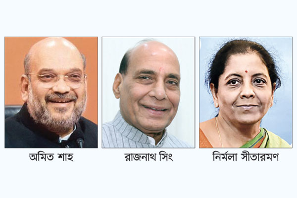 অমিত শাহ স্বরাষ্ট্র, প্রথম মহিলা অর্থমন্ত্রী নির্মলা