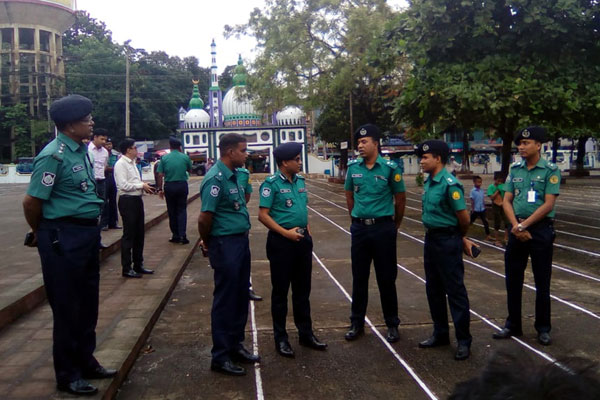 আতঙ্ক না থাকলেও সিলেটে কড়া নিরাপত্তা